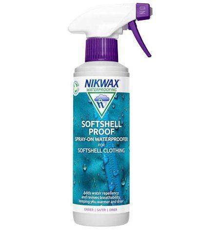 Impregnace na softshellové oblečení ve spreji Nikwax Softshell Proof Spray 300 ml