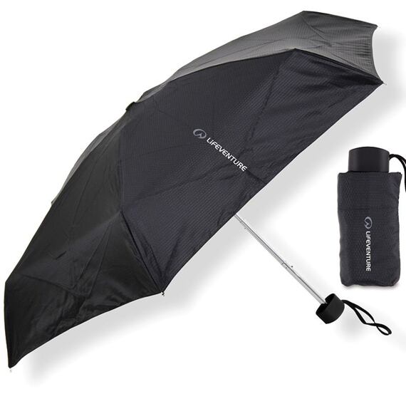 Cestovní skládací deštník LifeVenture M black