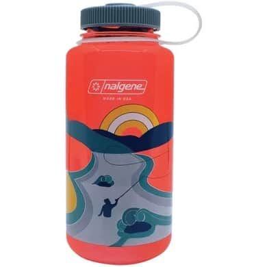 Lahev Nalgene Wide Mouth 1000 ml Retro pomegranate